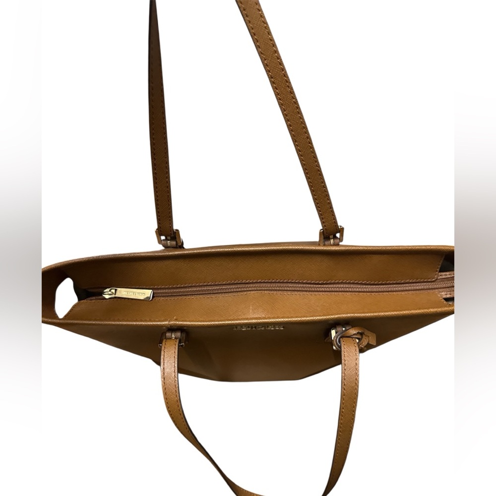 Michael Kors Tan Leather Tote Bag - Picture 6 of 7